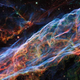 The Veil Nebula, as imaged by Hubble.